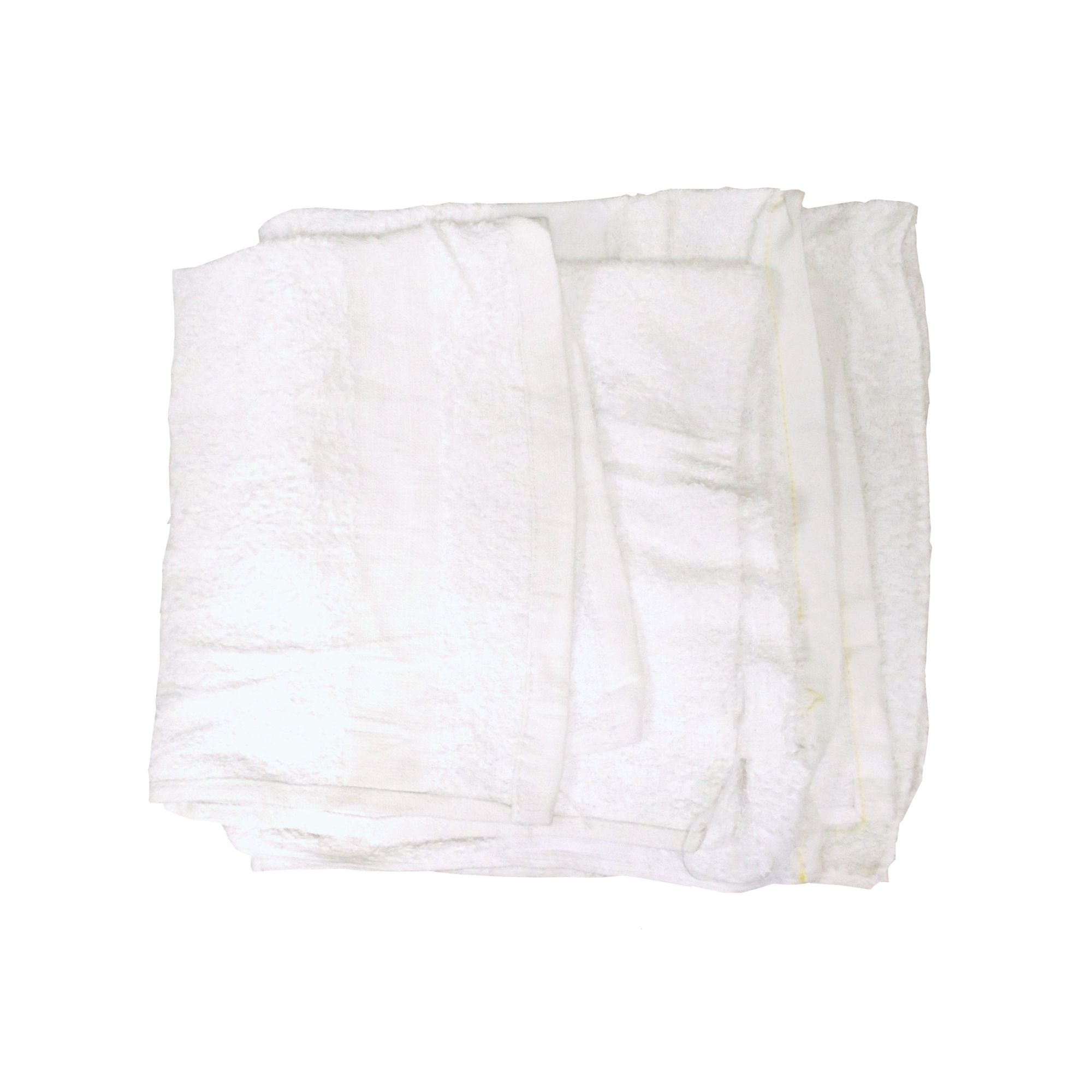NEW White Terry Half Towels Wiping Rags (N-TW2) - Image 2